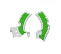 GCLANXI Motocycle X-Grip Frame Guard Protection Cover Body Fairing Protector Panel For KAWASAKI KX250F KX450F KXF 250 450(Green White (KX450F))