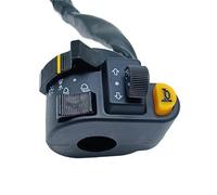 GCLANXI Motorcycle 22mm Handlebar Switch For Horn Headlight Fog Light Turn Signal ATV Scooter Tricycle Universal Switches 12V