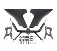 GCLANXI Motorcycle Accessories Black/Gloss Black Front Side Fairing Panel With Bracket Kit For Harley CVO Road Glide Upgrade 2024 -Later(Unpainted Black)