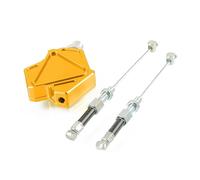 GCLANXI Motorcycle Accessories CNC Aluminum Stunt Clutch Lever Easy Pull Cable System for Yamaha DT125 DT200 DT230 DT 125 200 230 Lanza(Gold)