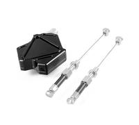 GCLANXI Motorcycle Accessories CNC Aluminum Stunt Clutch Lever Easy Pull Cable System for Yamaha DT125 DT200 DT230 DT 125 200 230 Lanza(Black)