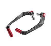 GCLANXI Motorcycle Brake Clutch Levers Guard Protection Carbon Fiber Aluminum Alloy for Most Motorbike Handlebar Accessories(Red)