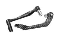 GCLANXI Motorcycle Brake Clutch Levers Guard Protection Carbon Fiber Aluminum Alloy for Most Motorbike Handlebar Accessories(Black)