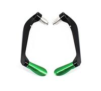 GCLANXI Motorcycle CNC 7/8" 22mm Handlebar Grips Guard Brake Clutch Levers Guard Protector for ZX-6R ZX6R ZX 6R(Green)