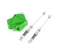 GCLANXI Motorcycle CNC Aluminum Stunt Clutch Lever Easy Pull Cable System for Yamaha TTR 125 125L 250 600 TTR125 TTR125L TTR250 TTR600(Green)