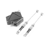 GCLANXI Motorcycle CNC Aluminum Stunt Clutch Lever Easy Pull Cable System for Yamaha TTR 125 125L 250 600 TTR125 TTR125L TTR250 TTR600(Grey)