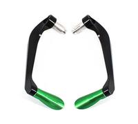 GCLANXI Motorcycle CNC Handlebar Grips Brake Clutch Levers Guard Protector for Loncin 150R 180R 300R 500R 300AC 500DS 500AC LX650(Green)
