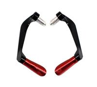 GCLANXI Motorcycle CNC Handlebar Grips Brake Clutch Levers Guard Protector for Loncin 150R 180R 300R 500R 300AC 500DS 500AC LX650(Red)