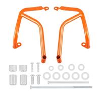 GCLANXI Motorcycle Crash Bar For KTM Duke 390 2017-2023 CNC Engine Guard Frame Protective Skid Plate Off-Road Dirt Bike Accessories(Orange)