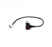 GCLANXI Motorcycle Engine Starter Kill Switch Handlebar Flameout Connector ON OFF Light Button Universal For HONDA KTM YZF KXF RMZ(Red(OFF))