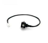 GCLANXI Motorcycle Engine Starter Kill Switch Handlebar Flameout Connector ON OFF Light Button Universal For HONDA KTM YZF KXF RMZ(Grey(ON))