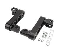 GCLANXI Motorcycle Foot Peg Highway Bracket 360° Adjustable Rugged Foot Peg Extension Bracket For Touring Foot Peg Extension Bracket(Black)