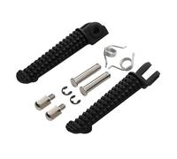 GCLANXI Motorcycle Foot Rests Pedal Front Footrest For YAMAHA YZF R6S 2003-2009 R6 1999-2020 R1S R1M 2015-2023 YZF R1 1998-2023 Pedal(Matte black)