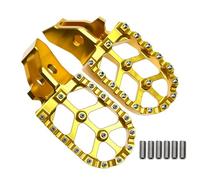 GCLANXI Motorcycle Footpeg Footpedal Footrest Foot Pegs For Ultrabee Surron Sur-Ron Ultra Bee Off-Road Electric Vehicle EnduroDirt Bike(Gold)