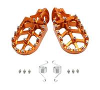 GCLANXI Motorcycle Footrest For KTM SX SXF XC XCF EXC EXCF XCW XCFW 125 150-530 Footpegs Pin Tip Foot Peg Pedals Motocross Dirt Bike(Orange)