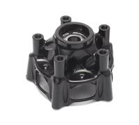 GCLANXI Motorcycle Front Wheel Hub CNC Aluminum Billet Forged Wheels Parts For Vespa Sprint 150 Primavera 150 Sprint150 2018-2025(Black)