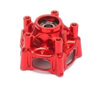 GCLANXI Motorcycle Front Wheel Hub CNC Aluminum Billet Forged Wheels Parts For Vespa Sprint 150 Primavera 150 Sprint150 2018-2025(Red)