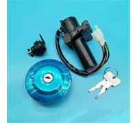 GCLANXI Motorcycle Fuel Gas Key Lock Kit Ignition Switch Lock Cap Key Ignition Start Switch For Yamaha YBR 125 YB 125 XTZ 125(A)