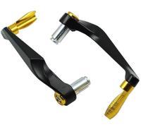 GCLANXI Motorcycle Handguards Hand Guard Motorcycle Modified Parts S for 7/8 Inch Handlebar Universal Motorbike Brake Clutch Guard(Gold)