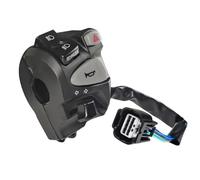 GCLANXI Motorcycle Handle Switch with Passing Light Hazard Light Plug Horn Warning Light Turn Signal Button For Honda Click150 Left