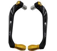GCLANXI Motorcycle Handlebar Brake Clutch Levers Protector Guard for Triumph Street Triple 765 Rs BMW F800r Regulmoto KTM 790 Adventure(Gold)