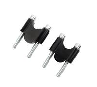 GCLANXI Motorcycle Handlebar Riser Bar Mount Handle Clamp 22/28mm Universal For Honda Yamaha Harley Pit Dirt Bike Motocross Accessories(28mm-Black)