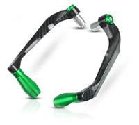 GCLANXI Motorcycle Levers Guard Brake Clutch Handlebar Protector for Yamaha R3 R25 YZF R1 YZF R6 Handle Bar Motor ABS + Aluminum Parts(Green)