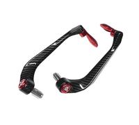 GCLANXI Motorcycle Levers Guard Brake Clutch Handlebar Protector for Yamaha R3 R25 YZF R1 YZF R6 Handle Bar Motor ABS + Aluminum Parts(Red)