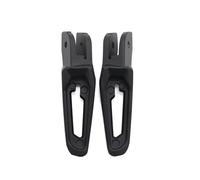 GCLANXI Motorcycle Rear Footrest Foot Pegs Pedals For DUCATI Monster 1200 821 937 Footpegs Pedals With Rubber Cover(Black No Cover)