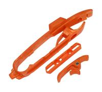 GCLANXI Motorcycle Swingarm Chain Slider Kit+Chain Guide Brake Hose Clamp For KTM SX XC SXF XCF TPI For Husqvarna FC FX TC TX 2016-2022(3 Piece Set Orange)