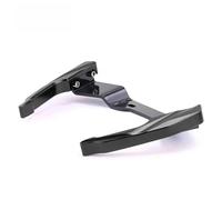 GCLANXI Motorcycle Tail Armrest Motocross Thickened Passenger Handle CNC Aluminum Rear Handrail For CFMOTO 250NK 300NK NK250 NK300(3D-Black)