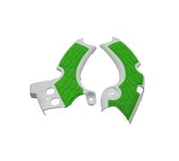 GCLANXI Motorcycle X-Grip Frame Guard Cover Protection Shell For KAWASAKI KX250F KX450F Accessories Motocross Dirt Bikes(KX250F Green White)