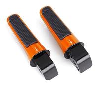 GCLANXI Rear Footpeg Footrest Foot Rest Pegs Pedal Pads For Kawasaki ZZR1400 2012-2019 NINJA 400 650 ZX6R ZX-10R ZX-10RR VERSYS 650 1000(Orange)