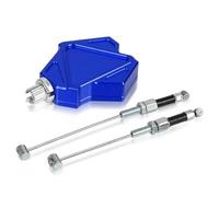 GCLANXI XT 600 E R X Z Motorcycle CNC Aluminum Stunt Clutch Lever Easy Pull Cable System for Yamaha XT600 XT600E XT600R XT600X XT600Z(Blue)