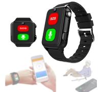 GCLCPAEN Elderly Smart Watch With Fall Detection,Elderly Gps Watch,Sos Alert,Video Call,Fall Reminder,Health Monitoring,Intelligent Voice,Waterproof,Magnetic Charging,Multi-User Monitoring A