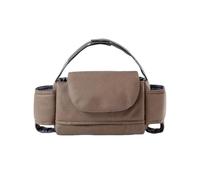 Gcljlmy Baby Diaper Bag, Nappy Organiser, Stylish Storage Bag with Wipe Bag, Multifunctional Portable Bag for Stroller, dark brown, Casual