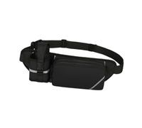 Gcljlmy Bum Bag Waist Bag Waterproof Large Adjustable Belt Fashion Waist Bag Waist Bag for Cycling Hiking, black, modern minimalism