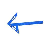 Gcljlmy Centering Measuring Tool, Aluminum Alloy, Multi-Purpose Center Finder, Line Gauge, Centering Gauge, Carpenter's Ruler for Drawing Engineers (Imperial Units Blue)