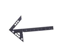 Gcljlmy Centering Measuring Tool, Aluminum Alloy, Multi-Purpose Center Finder, Line Gauge, Centering Gauge, Carpenter's Ruler for Drawing Engineers (Imperial Units Black)