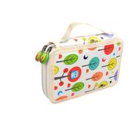 Gcljlmy Colored Pencil Case with 32 Compartments, Pencil Case, Pencil Bag, Multipurpose Pencil Holder, Pencil Organizer for Office Supplies, White, capybara