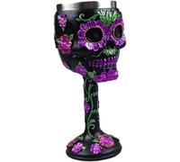 Gcljlmy Cup, Wine Cup, 3D Design, Unique Stainless Steel Drinkware, Drink Cup, Drinking Cup for Festivals, Holidays, Indoor, 450 ml (Goblet Glass 200 ml, 7.3 x 7.3 x 18.5 cm)