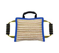 Gcljlmy Dog Bite Cushion, Dog Bite Wedge with Robust Protective Handle, Portable, Tear-Resistant Design, Ideal as a Tug Toy for Dogs Who Like to Bite (Blue)