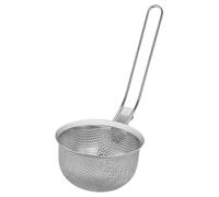 Gcljlmy Food Strainer Ladle Long Handle with Hanging Hook Fryer Basket Hot Pot Skimmer Spoon Pasta Roll for Sauce Chicken