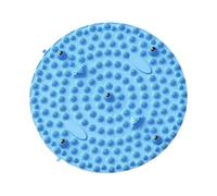 Gcljlmy Foot Massage Pad, Acupressure Mat, Foldable Bathroom Mat, Acupuncture Point Mat, Massage Play Mat for Lawn, Gym, Living Room, Blue Round