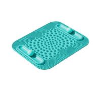 Gcljlmy Foot Massage Pad Easy Clean Creative Particle Acupressure Mat Portable for Relaxation Home Long Sitting (Blue)