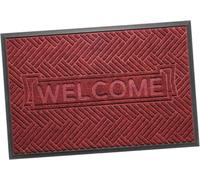 Gcljlmy Front Door Mat, Welcome Mat, Home Decor, Non-Slip Gift, Comfortable Entrance Rug, Door Mat for Kitchen, Indoor (Red 61cmx91.5cm)