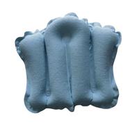 Gcljlmy Inflatable Bath Pillow, Tub Pillow Support, Non-Slip Comfortable Bathtub Pillow, Neck Support for Bathtub, Blue