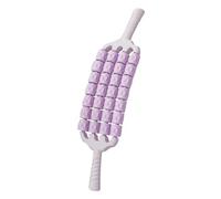 Gcljlmy Massage Roller, Flexible Hand Held Muscle Roller Multifunctional Calf Fascia Massager for Neck, Body, Arm and Back (Purple)