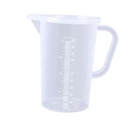 Gcljlmy Measuring Jug Kitchen Gadget Heat Resistant Easy Grip with Lid Ideal for Measuring Liquids such as Milk, Juice, Oil and Baking (1000ml)
