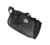 Gcljlmy Mesh Makeup Bag Travel Makeup Bag Multifunctional Cute Travel Shoulder Bags Nylon Mesh Toiletry Bag, black, Modern